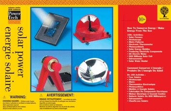 Solar Power Power Tech Series - Plastic Metal, 15x20x5 cm, Red | 150 Solar Energy Experiments, STEM Educational Science Kit