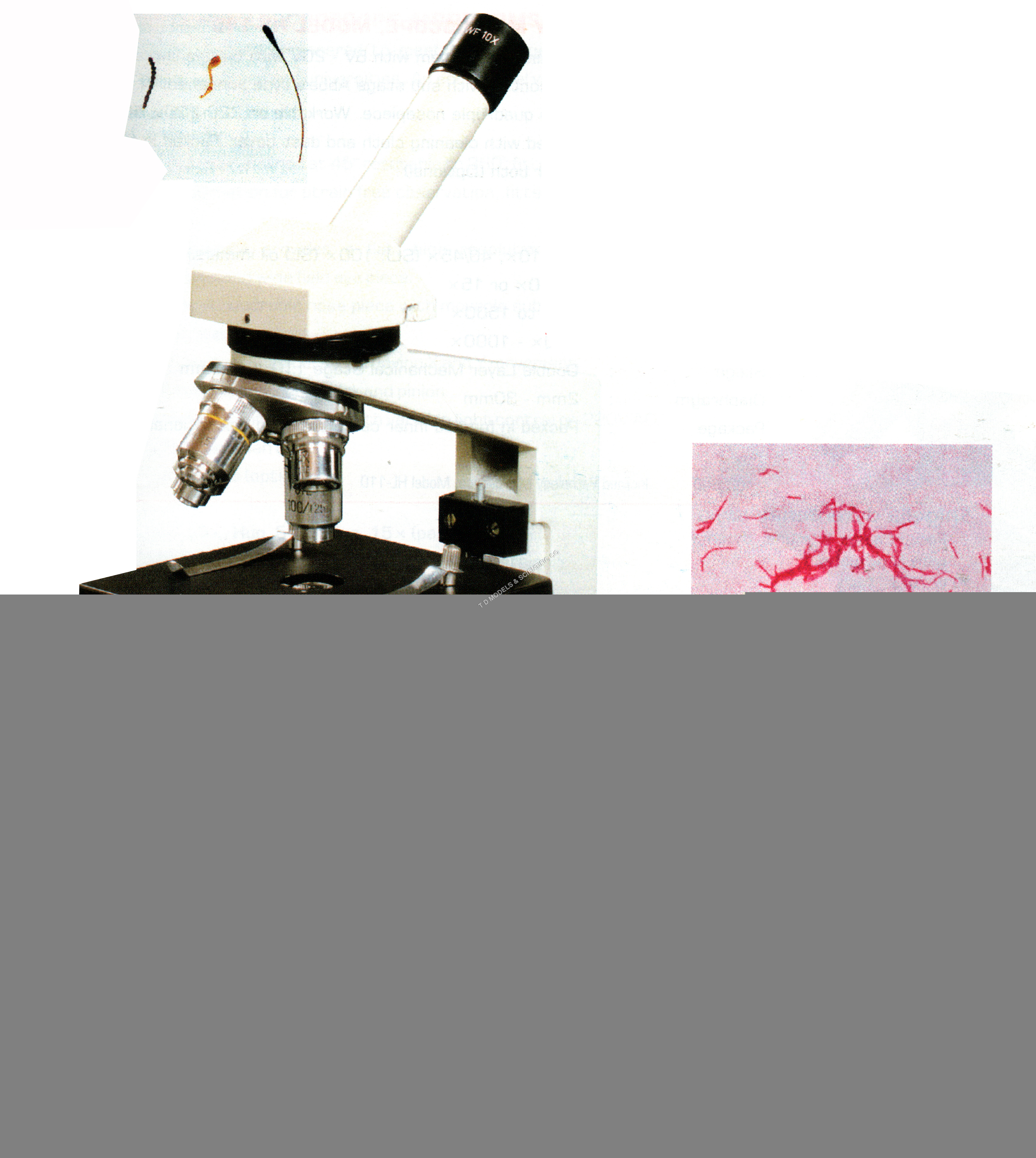 INCLINDED MONOCULAR MICROSCOPE MODEL SL-105 B
