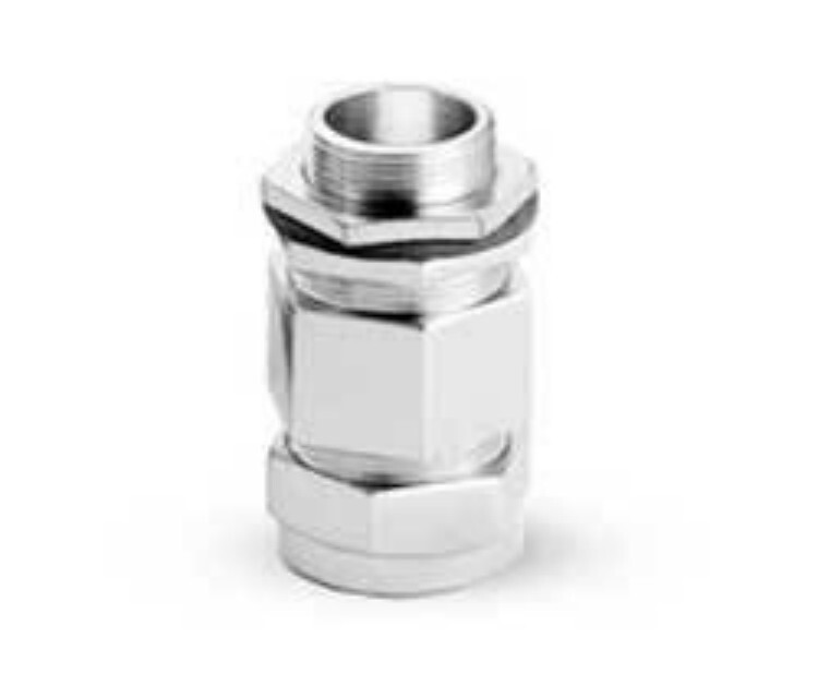 Double Compression Cable Glands - Color: White