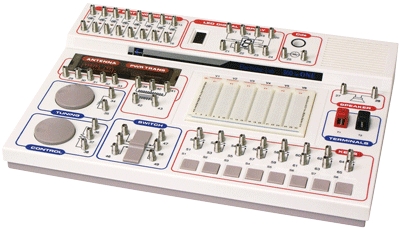 300-IN-ONE Electronic Project Lab - Plastic, 10x15 Inches, White | Soldering-Free, Breadboard Included, 300+ Educational Projects