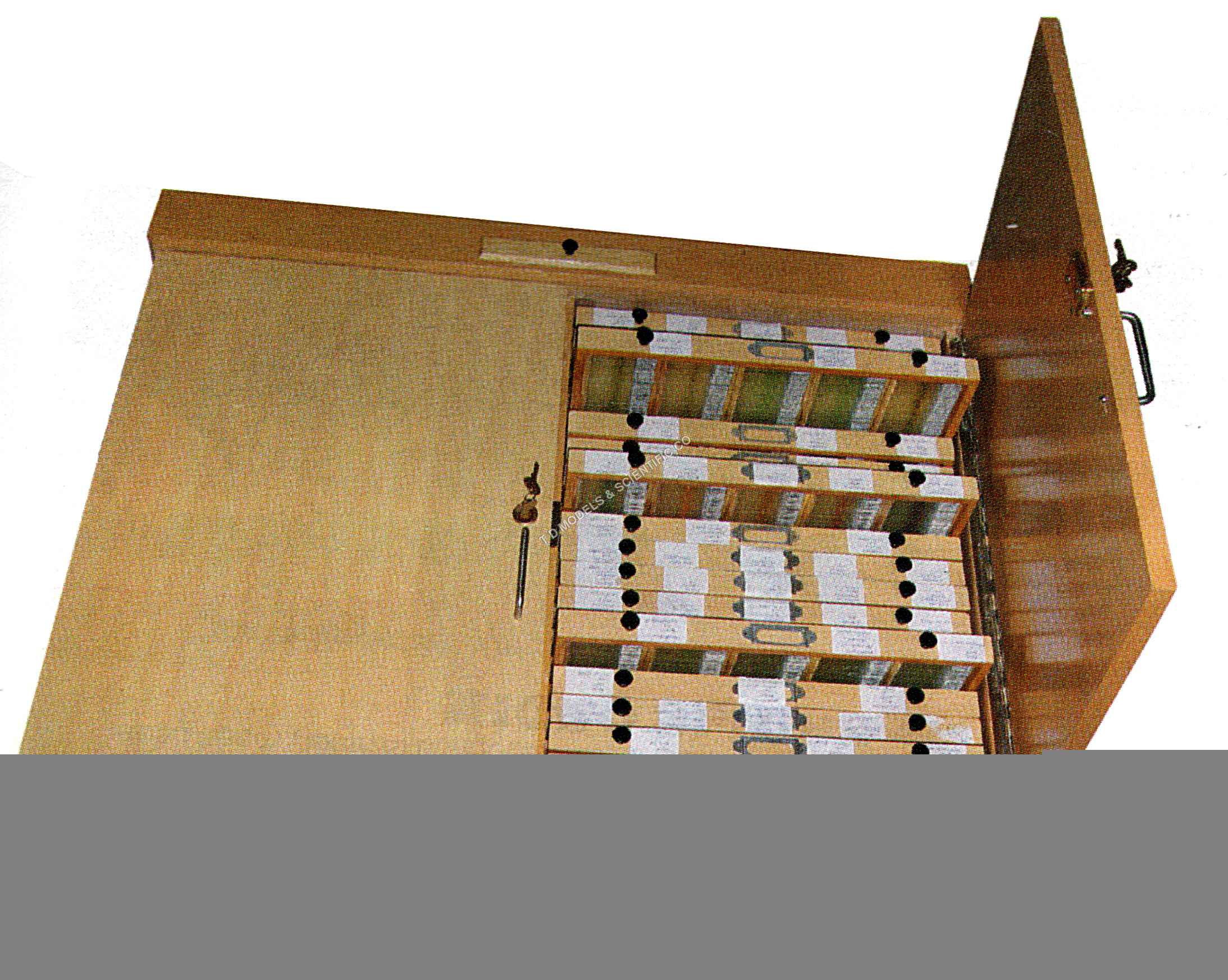 MICROSCOPE SLIDE CABINET
