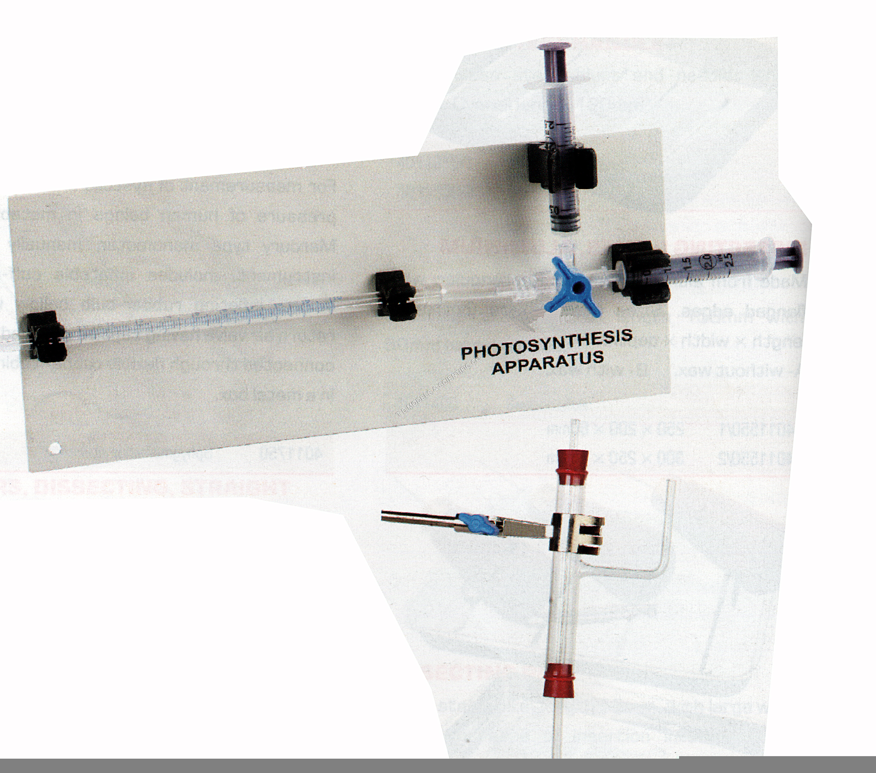 Photosynthesis Apparatus - Glass, Plastic, 25x15 cm | Durable Structure, Precise Measurements, Leak-Proof Design