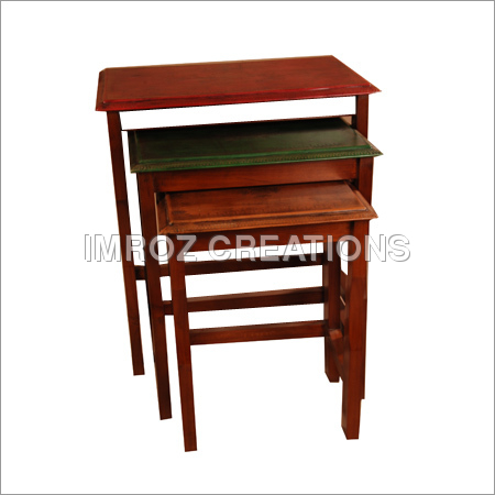 Leather Nestling Tables