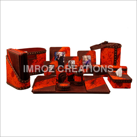 Leather Desk Set Leather Desk Set