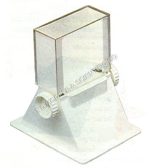 Slide Dispenser - Plastic, 100x75x50 mm, White | Compact Size, Fingerprint Free, Durable Design, Easy Slide Storage