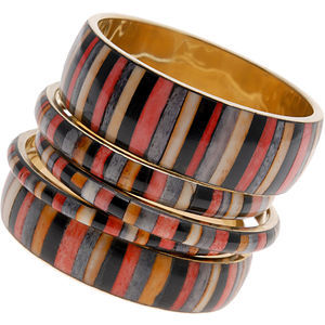 Beaded Bone Bangles