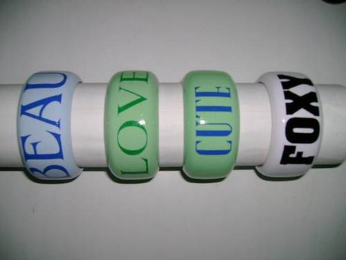 Ladies Wooden Bangles
