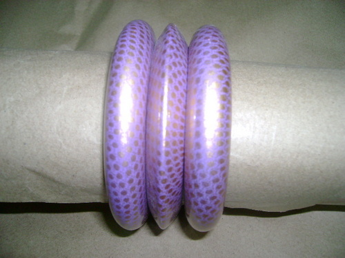 Painted Wooden Bangles