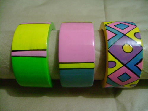 Wooden Painted Bangle