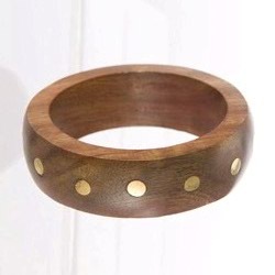 Painted Wood Bangle