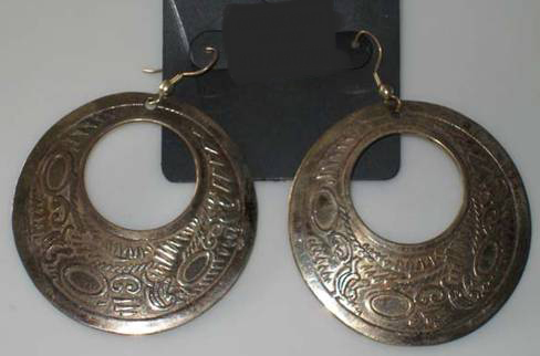 Antique Brass Earrings