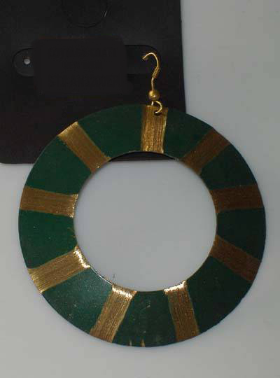Fancy Brass Earrings