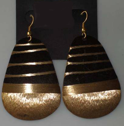 Fashion Brass Earrings