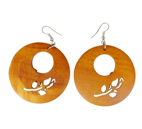 Wood Earring