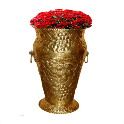 Fancy Brass Planters