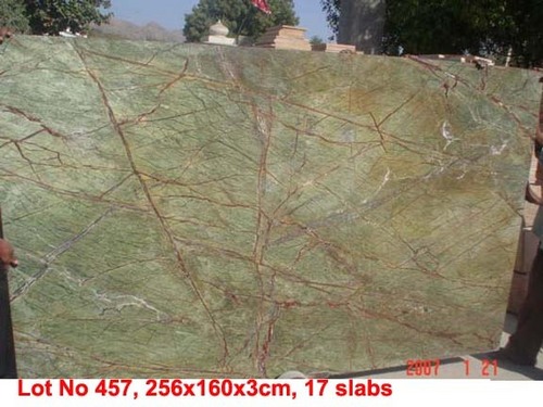 Rainforest Green Marble Slab
