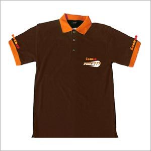 Accts - Cotton Polo, Brown, Short Sleeve | Embroidered Branding, Breathable Fabric, Customizable Logo, Durable Material, Comfortable Fit, Easy Care