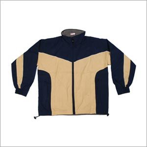 Jacket - Polyester, Multiple Sizes, Navy Blue | Water Resistant, Windproof, Lightweight, Durable, Breathable, Stylish Design, Zipper Closure, Two Pockets