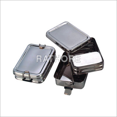 Steel Rectangle Lunch Box