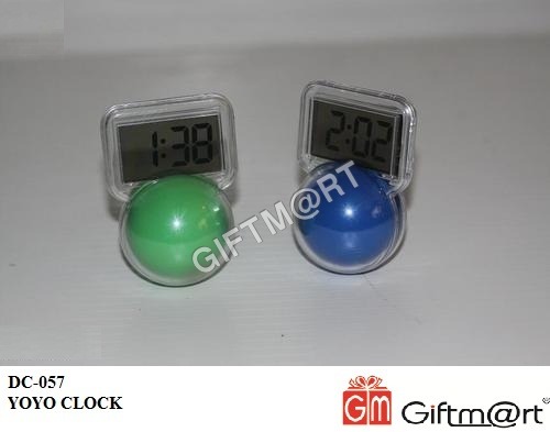 Green And Blue Yoyo Clock