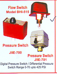 Switch - Metal, Threaded Connections, 0-70 to 425 PSI | Fluid Control, Pressure Sensing, Compact Design