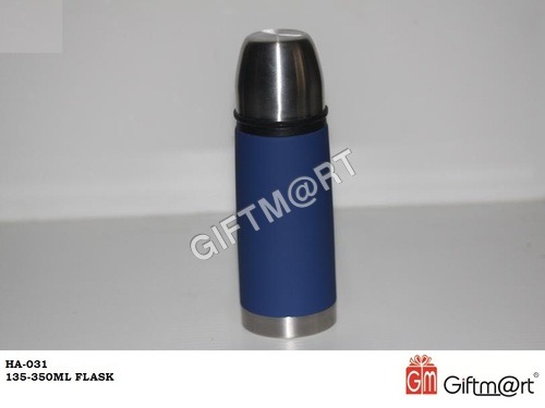 Blue 350Ml Stainless Steel Flask