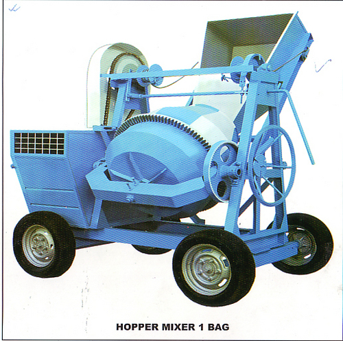 Hopper Mixer 1 BAG - Steel, 1000x800x1200mm, 0.75-1.5 kW Motor | Portable, Efficient Mixing, Easy Operation