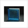 Blue Parallel Glass Brick