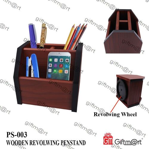 REVOLVING WOODEN PEN STAND REVOLVING WOODEN PEN STAND