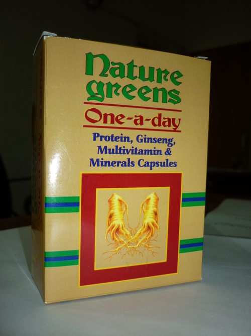 Protein,Ginseng,Multivitamin & Minerals Capsules