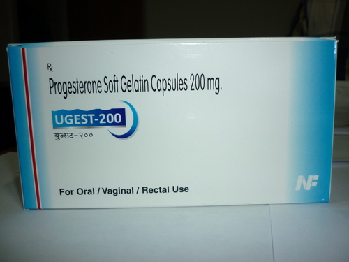 Progesterone Soft Gelatin Capsules 200 mg.