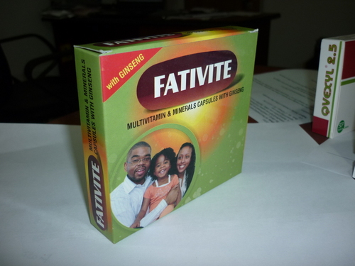 Multivitamin & Minerals Capsules With Ginseng