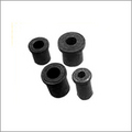 Rubber Bushing - Rubber, Varied Dimensions, Black | Low Compression, Impact & Wear Resistant, Customizable