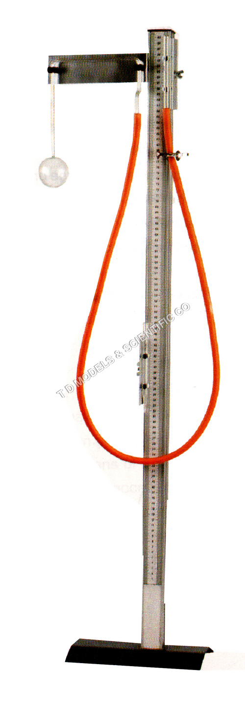 Boyle's Law - Metal and Glass, 100cm, Silver | Gas Law Demo, Pressure Volume, Physics Education