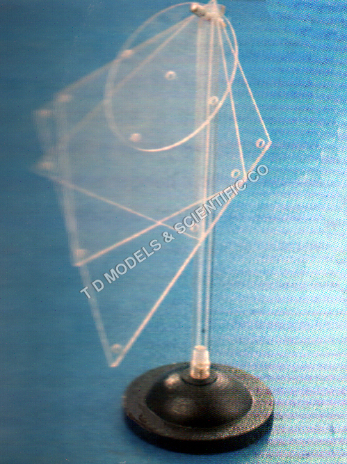 Center of Gravity - Acrylic 150x100mm Clear | Stability Demonstration, Balance Education, Easy Assembly