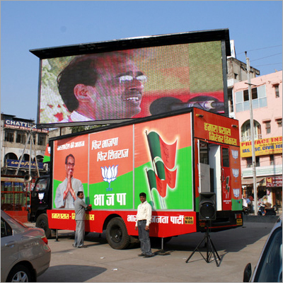 Truck Mounted Led Screen On Rent