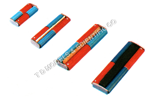 Cylinderical bar magnets chrome steel