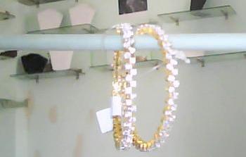 AD Bangles - Gold-Plated Adjustable Length Square Edges | Clasp Closure Polished Finish Stylish Durable Accessory