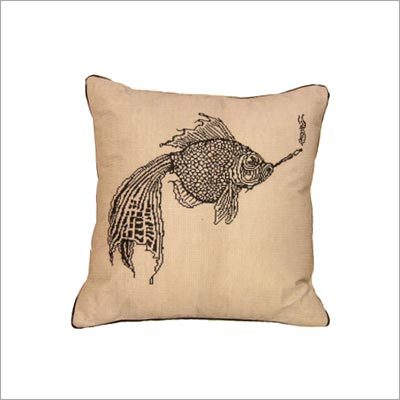 45x45 cm Smocking Fish Design Embroidered