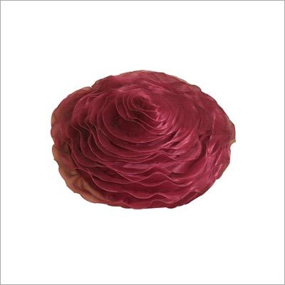 Design Rose Front Poly Organza 40cm