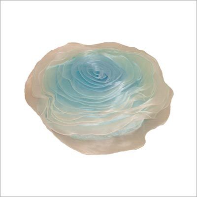 Design Rose Back Poly Organza 40cm Cushion Cover