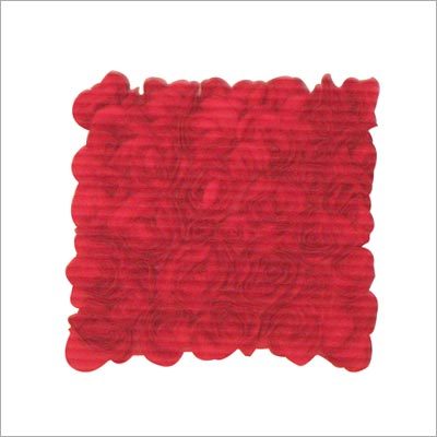 40x40 Wool Rose Design Cushion Cover