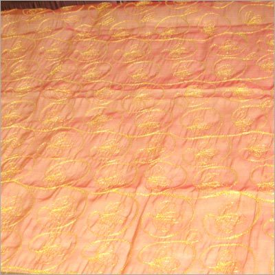 Embroidered 150x150 cm Poly Organza Table Cover