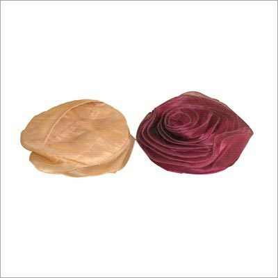Rose Tissue Case 14 cm Red Front/Back Poly Organza