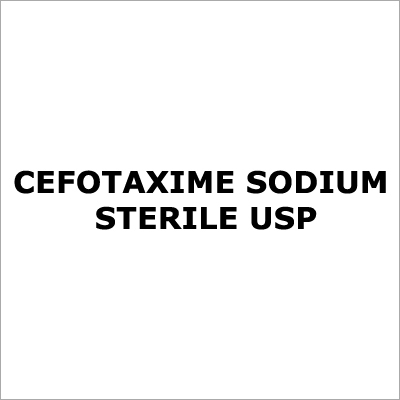 Cefotaxime Sodium Sterile Usp