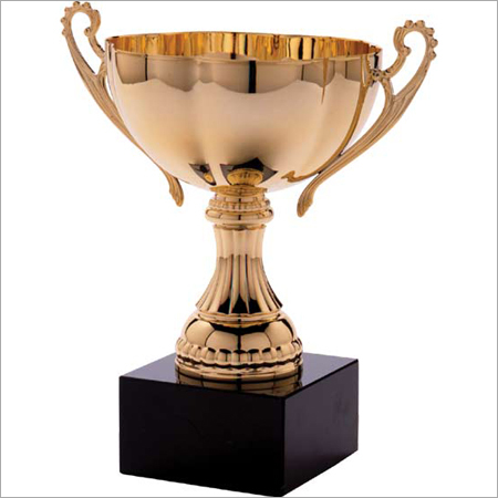 Award Trophies Trophy - Metal & Marble, 100x100mm Base, Gold, Polished Finish | Recognition, Achievement, Prestige