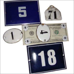 Enameled Numbers