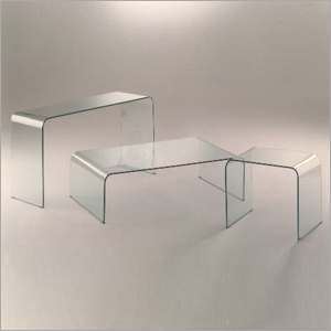 Bent Glass Tables