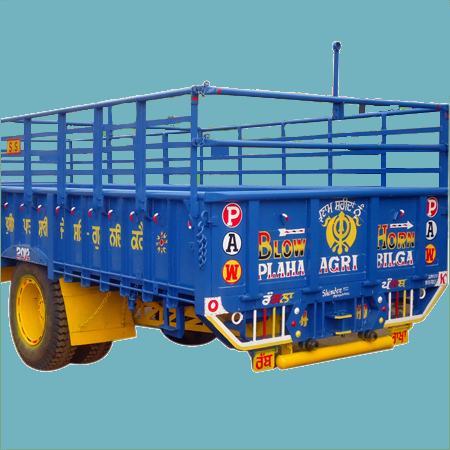 Tipping Type Tractor Trolley