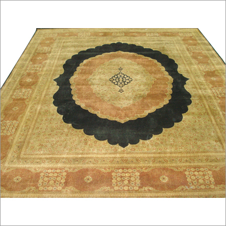 Hadji Jalili - Hand-Woven Wool Rug, 6x9 ft, 8x10 ft, 9x12 ft, 10x14 ft | Elegant Beige Color, Unique Style, Durable, High Knot Density